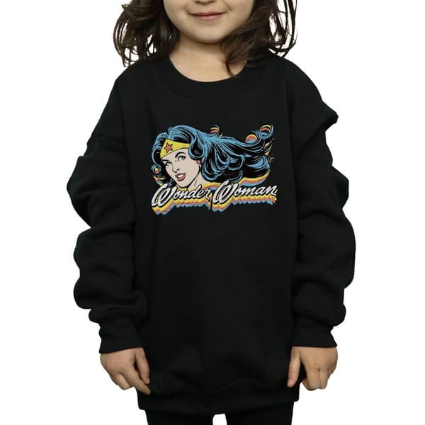 DC Comics Girls Wonder Woman Smile Sweatshirt