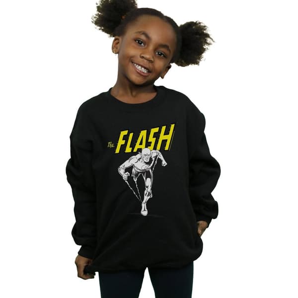 DC Comics The Flash Mono Action Pose-tröja för flickor