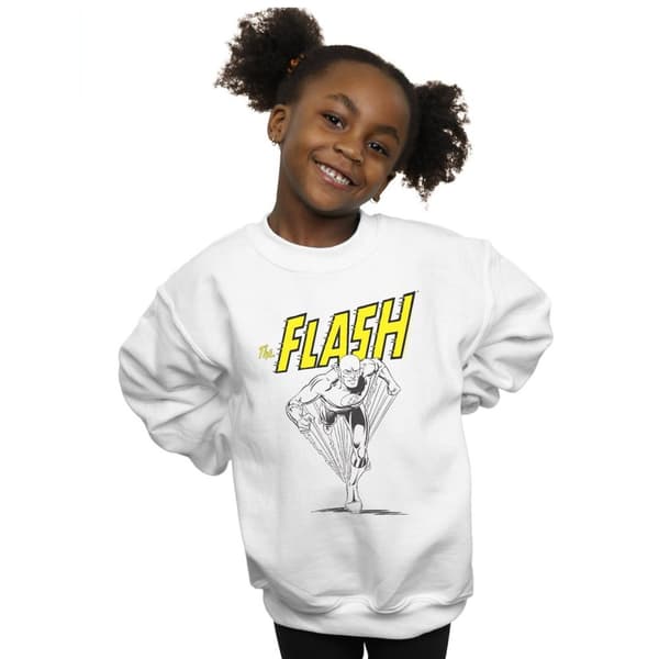 DC Comics The Flash Mono Action Pose-tröja för flickor