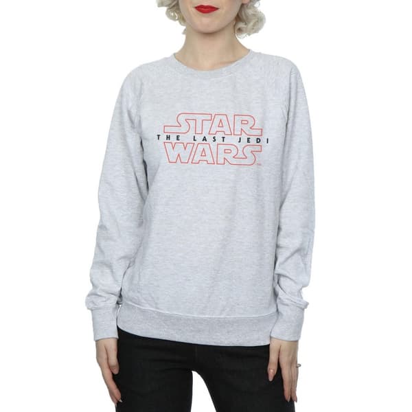 Star Wars Dam/kvinnor The Last Jedi Logo Sweatshirt