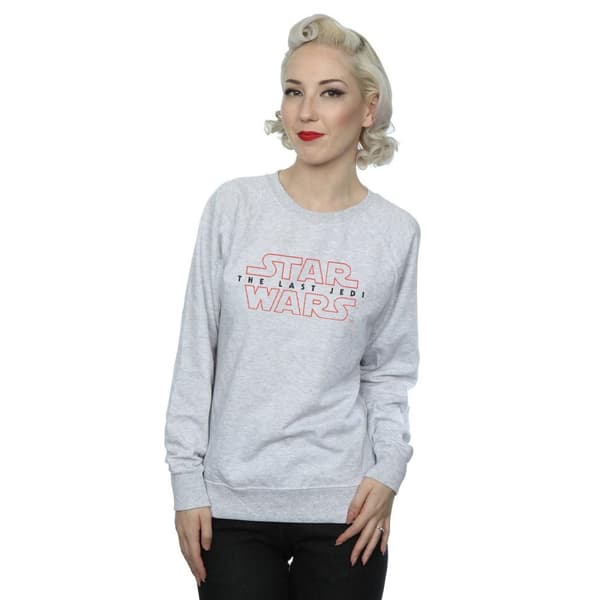 Star Wars Dam/kvinnor The Last Jedi Logo Sweatshirt