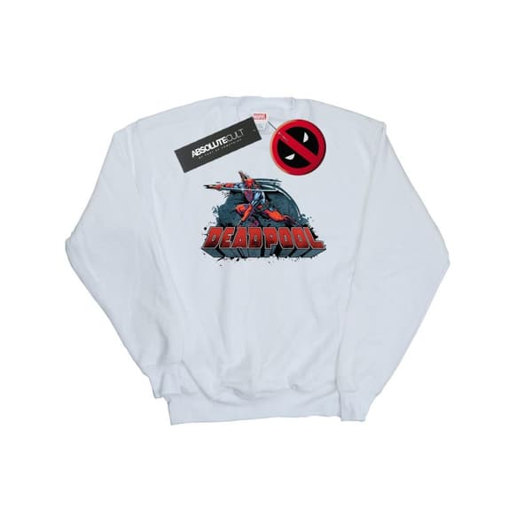 Marvel Womens/Ladies Deadpool Sword Logo Sweatshirt
