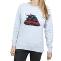 Miniatyrbillede 3 af 5: Marvel Womens/Ladies Deadpool Sword Logo Sweatshirt