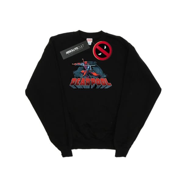 Marvel Womens/Ladies Deadpool Sword Logo Sweatshirt