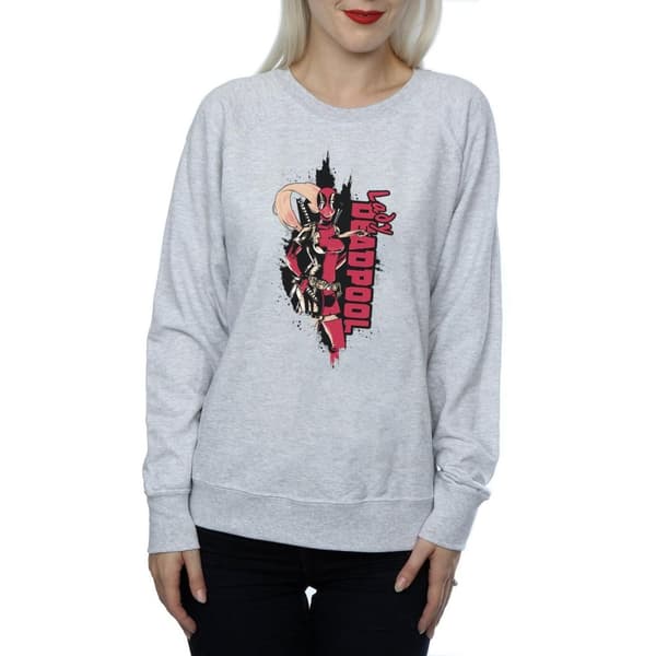 Marvel Womens/Ladies Deadpool Lady Deadpool Sweatshirt