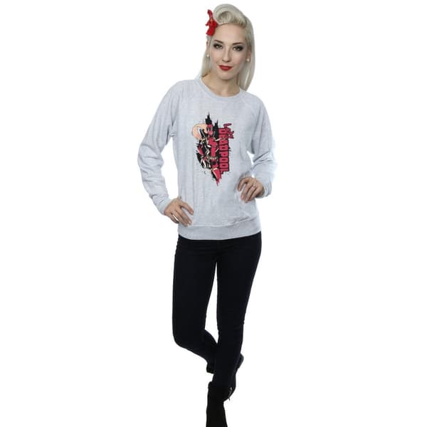 Marvel Womens/Ladies Deadpool Lady Deadpool Sweatshirt