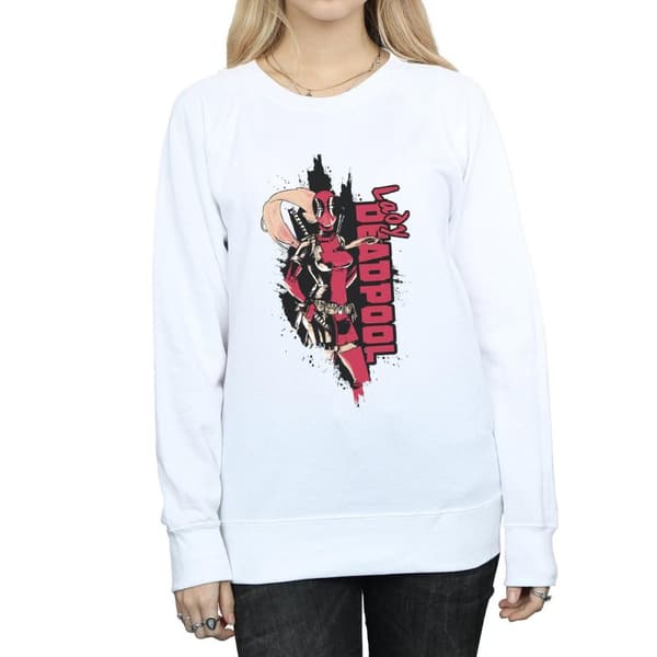 Marvel Womens/Ladies Deadpool Lady Deadpool Sweatshirt