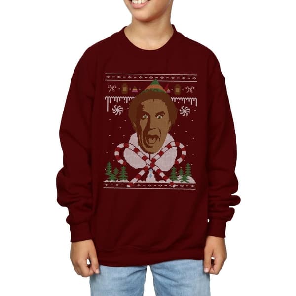 Elf Sweatshirt "Christmas Fair Isle" för pojkar