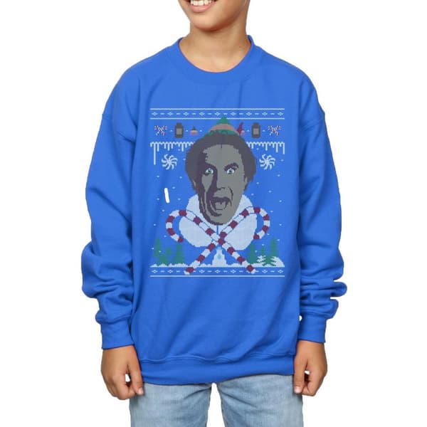 Elf Sweatshirt "Christmas Fair Isle" för pojkar