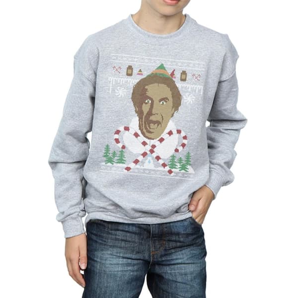 Elf Sweatshirt "Christmas Fair Isle" för pojkar