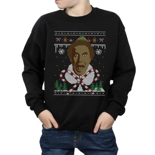 Elf Sweatshirt "Christmas Fair Isle" för pojkar