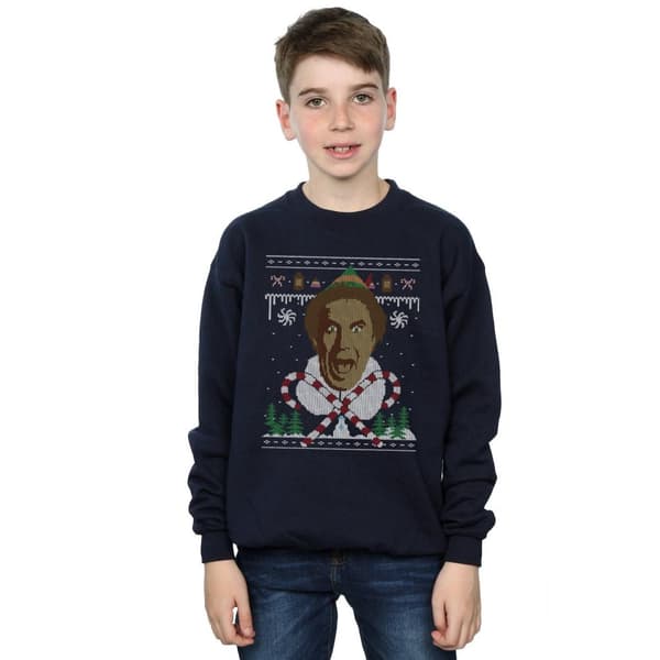 Elf Sweatshirt "Christmas Fair Isle" för pojkar