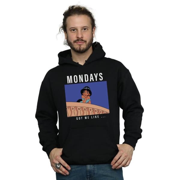 Disney Princess Mens Jasmine Mondays Got Me Like Hoodie