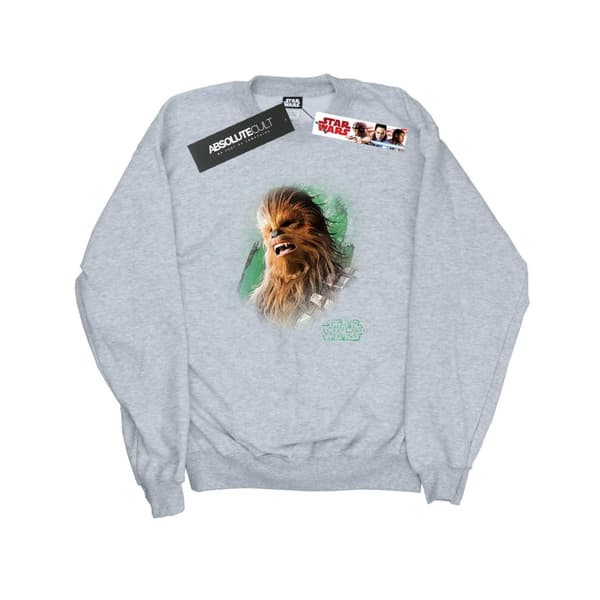Star Wars Dam/Tjej - De sista jedi - Chewbacca - Sweatshirt med borstad yta