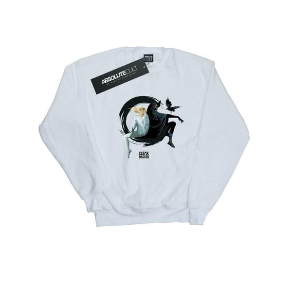Marvel Boys Cloak And Dagger Ink Circle Sweatshirt