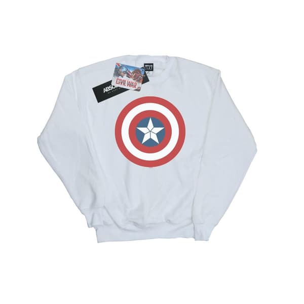 Marvel Boys Captain America Civil War Shield Sweatshirt