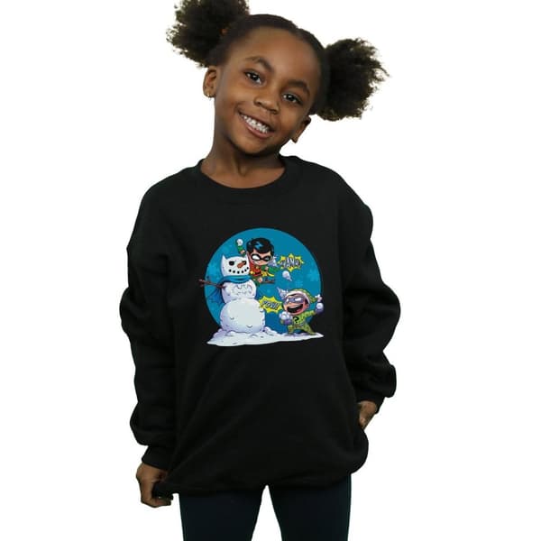 DC Comics Girls Super Friends Chillin Like A Villain Sweatshirt