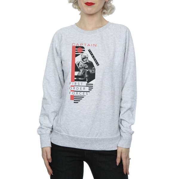 Star Wars Dam/Tjej The Last Jedi Kapten Phasma Sweatshirt
