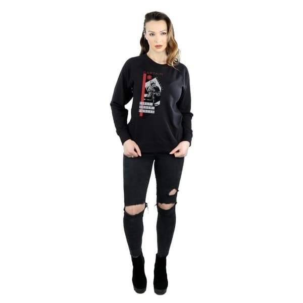Star Wars Dam/Tjej The Last Jedi Kapten Phasma Sweatshirt