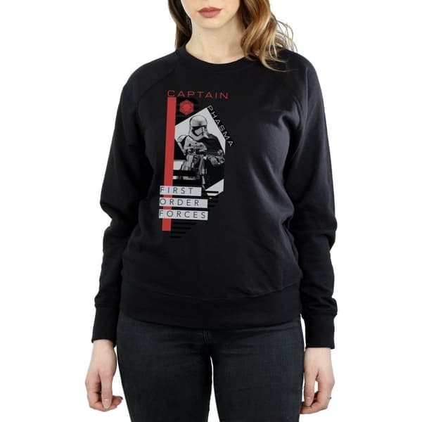 Star Wars Dam/Tjej The Last Jedi Kapten Phasma Sweatshirt