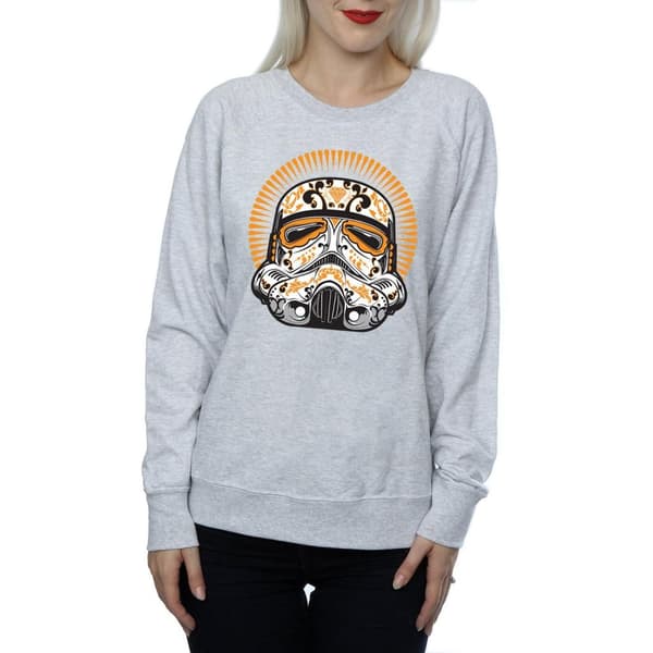 Star Wars Womens/Ladies Stormtrooper Dia De Los Muertos Sweatshirt