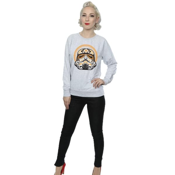 Star Wars Womens/Ladies Stormtrooper Dia De Los Muertos Sweatshirt