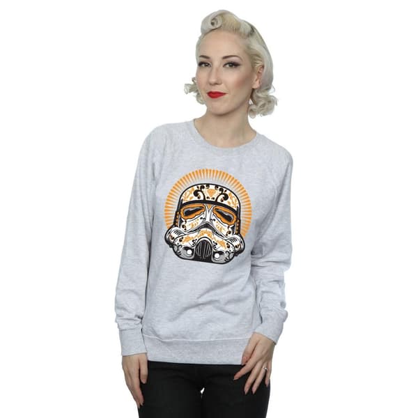 Star Wars Womens/Ladies Stormtrooper Dia De Los Muertos Sweatshirt