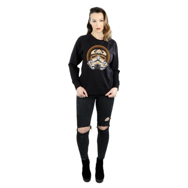 Star Wars Dam/Tjej Stormtrooper Dia De Los Muertos Sweatshirt