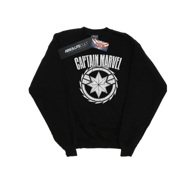Marvel Sweatshirt med blademblem från Captain Marvel för flickor