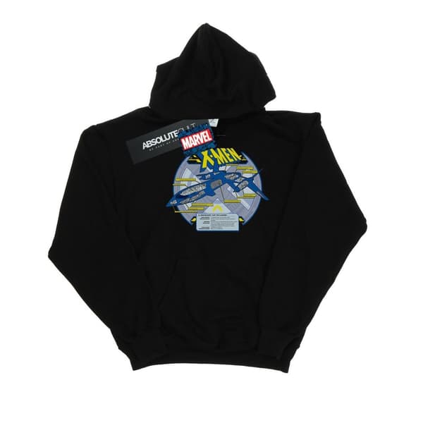 Marvel Mens X-Men X-Jet Breakdown Hoodie