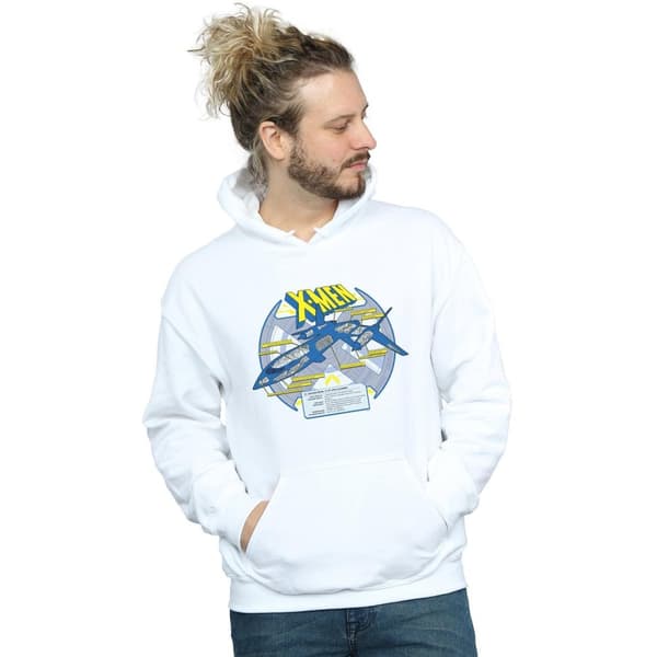 Marvel Mens X-Men X-Jet Breakdown Hoodie