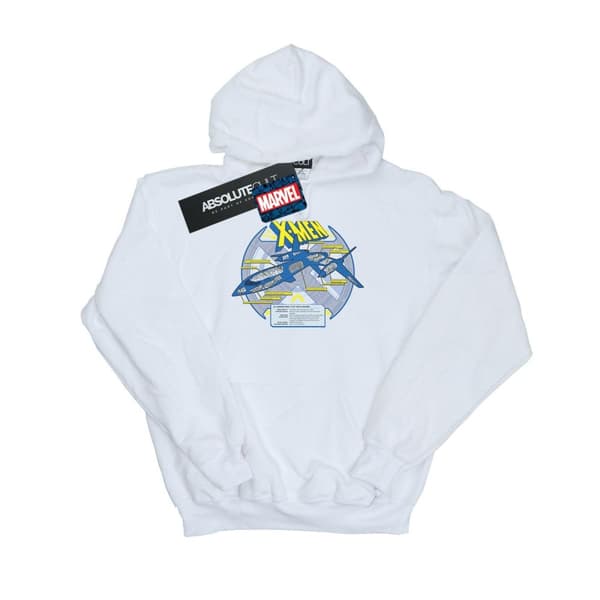 Marvel Mens X-Men X-Jet Breakdown Hoodie