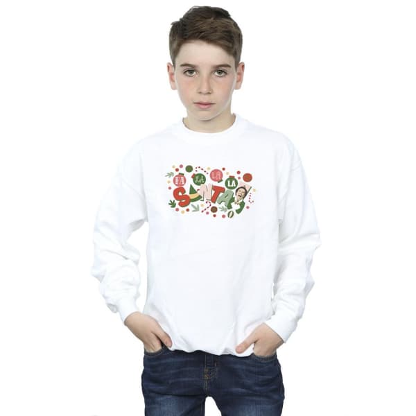 Elf Sweatshirt Santa Fa La La för pojkar