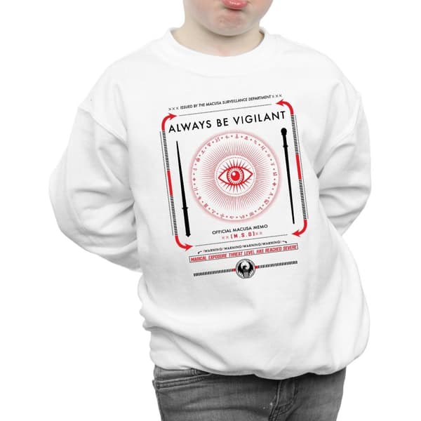 Fantastic Beasts Boys Always Be Vigilant Sweatshirt