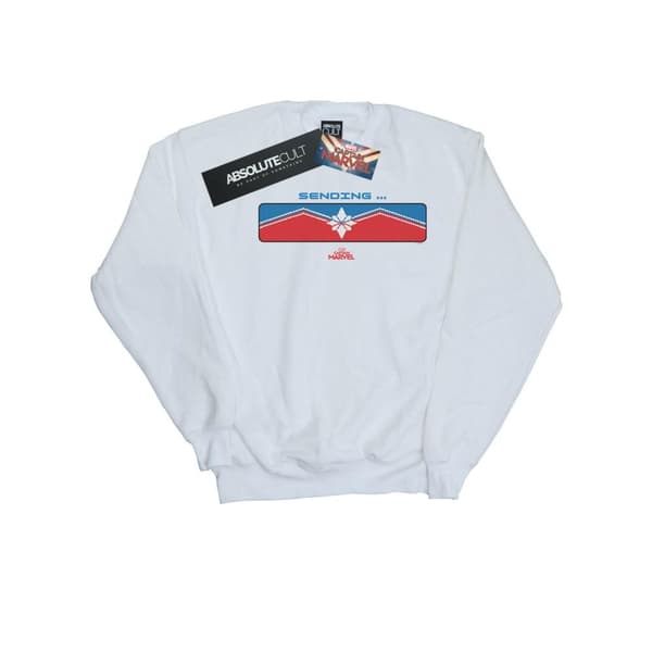 Marvel Boys Captain Marvel Sending Sweatshirt