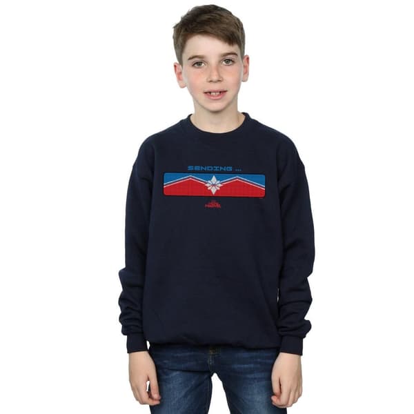 Marvel Pojkar Captain Marvel Sending Sweatshirt