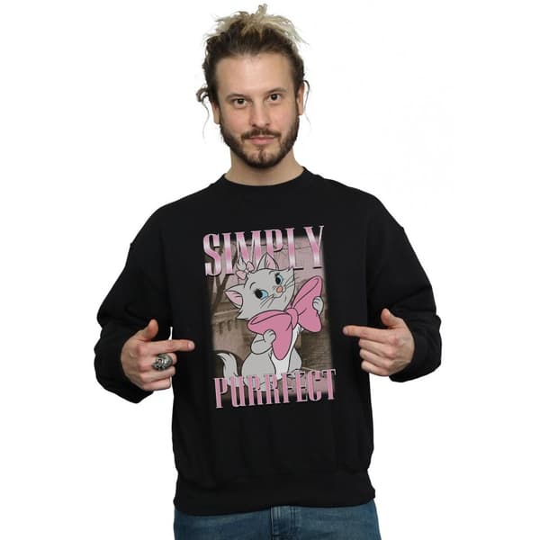 Disney Mens Aristocats Marie Simply Purrfect Homage Sweatshirt