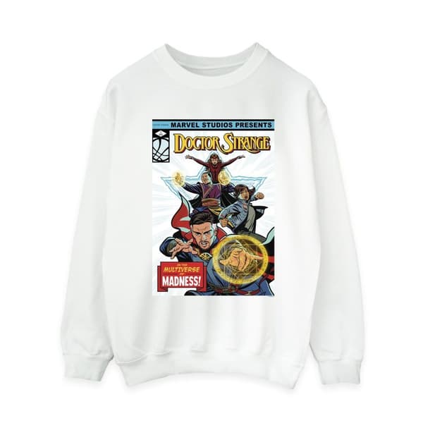 Marvel Dam/kvinnor Doctor Strange - Sweatshirt med serieomslag