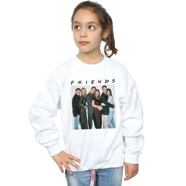 Friends Girls Group Photo Hugs Sweatshirt