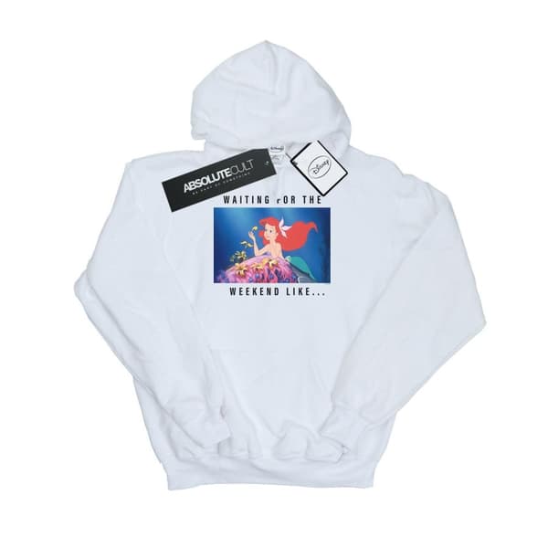 Disney Princess Mens Ariel Waiting For The Weekend Hoodie