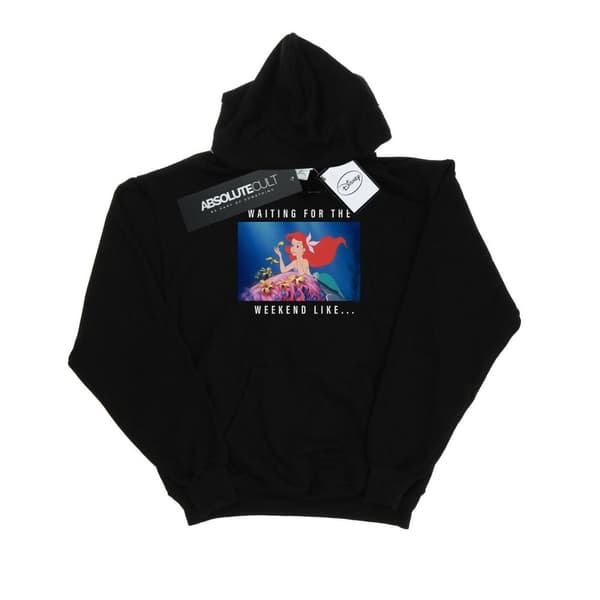 Disney Princess Mens Ariel Waiting For The Weekend Hoodie
