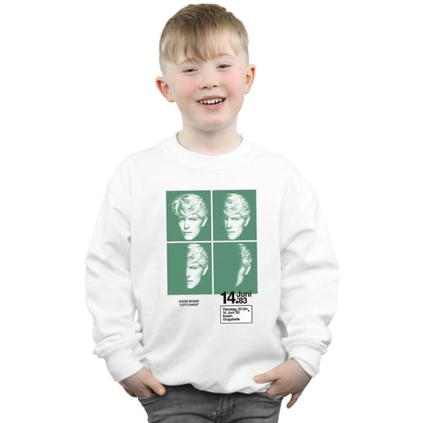 David Bowie Boys 1983 Concert Poster Sweatshirt