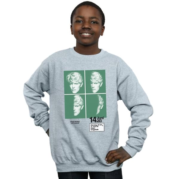 David Bowie Boys 1983 Concert Poster Sweatshirt