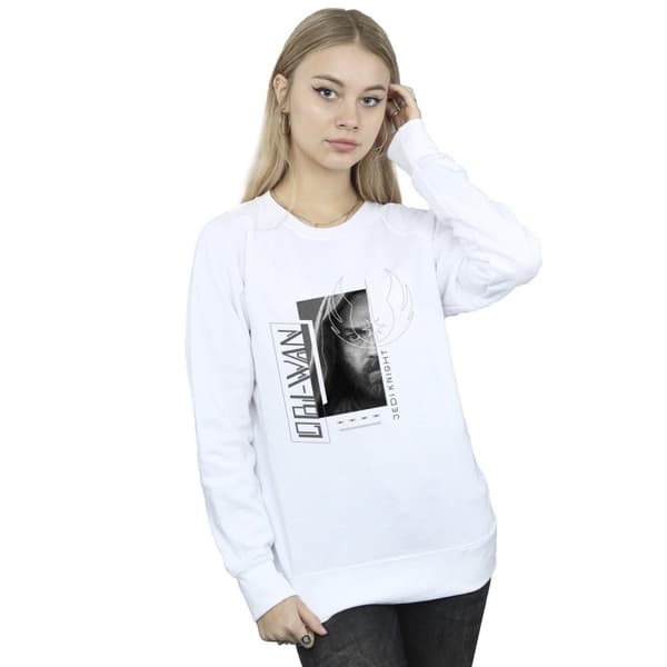 Star Wars Womens/Ladies Obi-Wan Kenobi Jedi SciFi Collage Sweatshirt