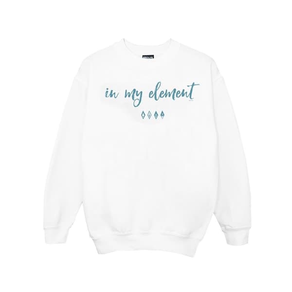 Disney Boys Frozen 2 In My Element Sweatshirt White 5-6 Years