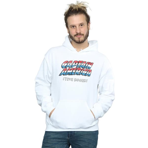 Marvel Mens Captain America AKA Steve Rogers Hoodie