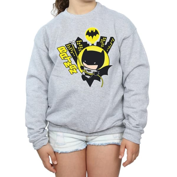 DC Comics Chibi Batman Swinging-tröja för flickor