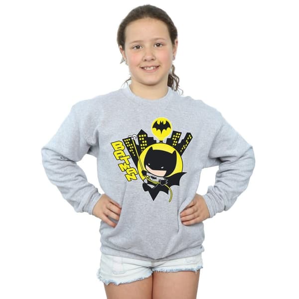 DC Comics Chibi Batman Swinging-tröja för flickor