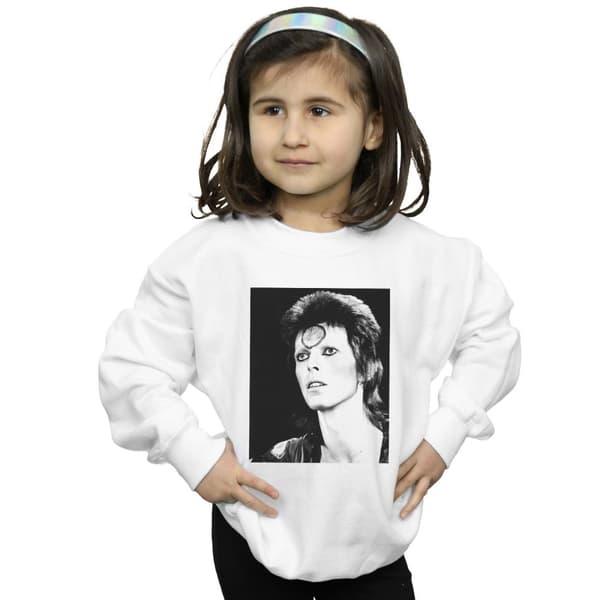 David Bowie Girls Ziggy Looking Sweatshirt