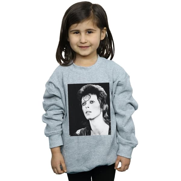 David Bowie Girls Ziggy Looking Sweatshirt
